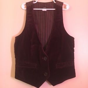 Velvet, brown vest